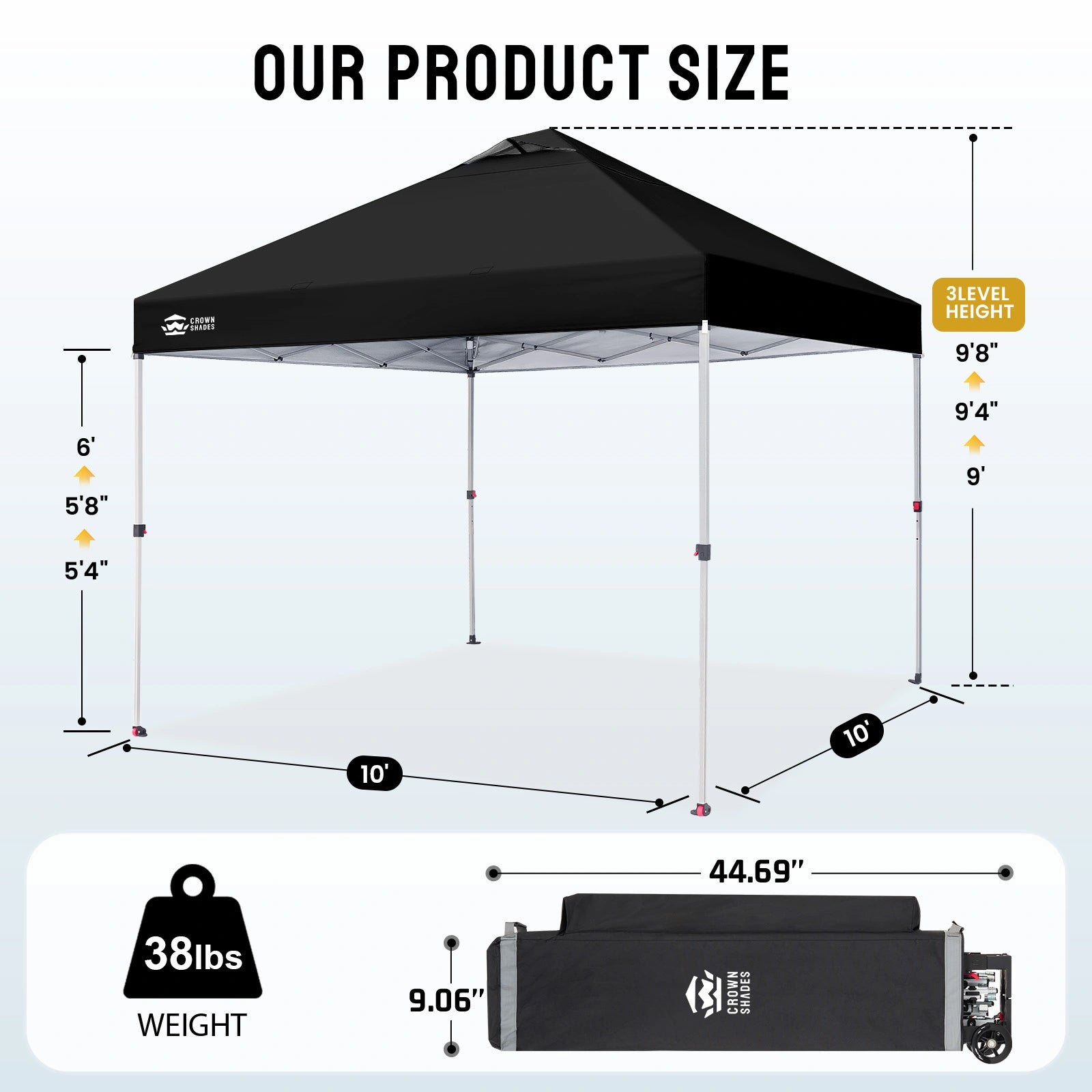 CenterLOK® 10' x 10' One-Push Canopy