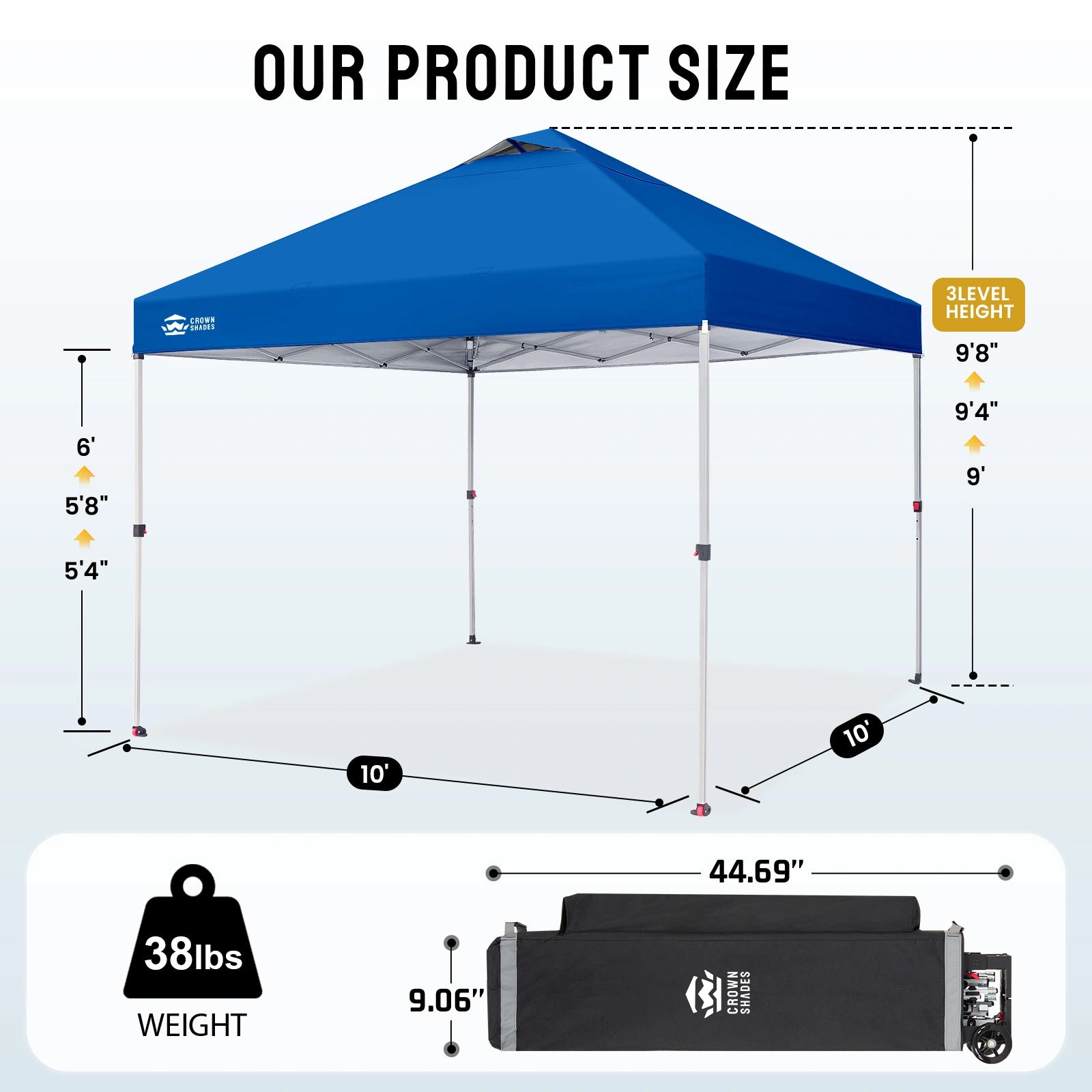 CenterLOK® 10' x 10' Canopy | 1 Sidewall